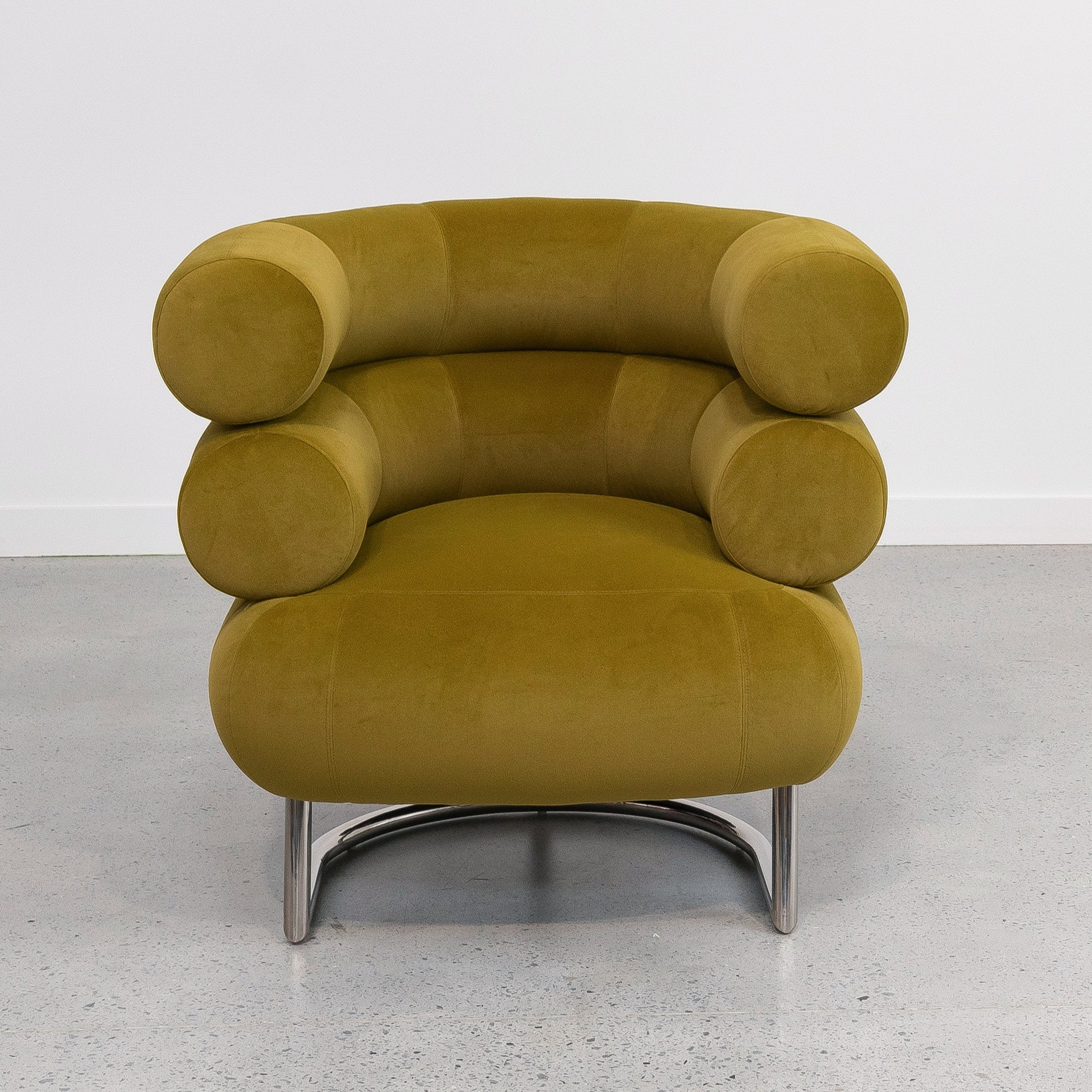 The Michelin Chair in Olive Velvet - Replica