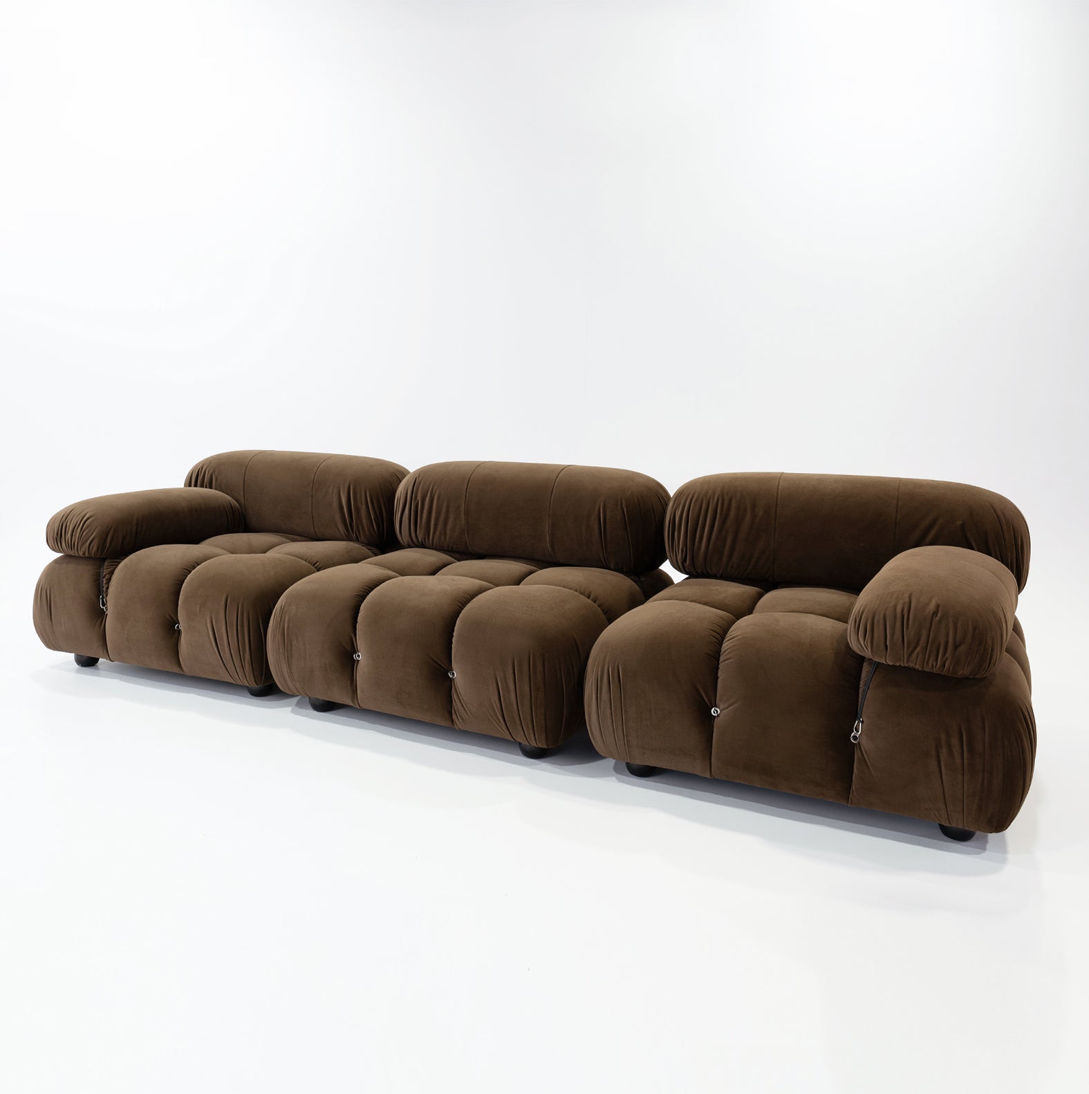 The Camo Replica in Brown Velvet