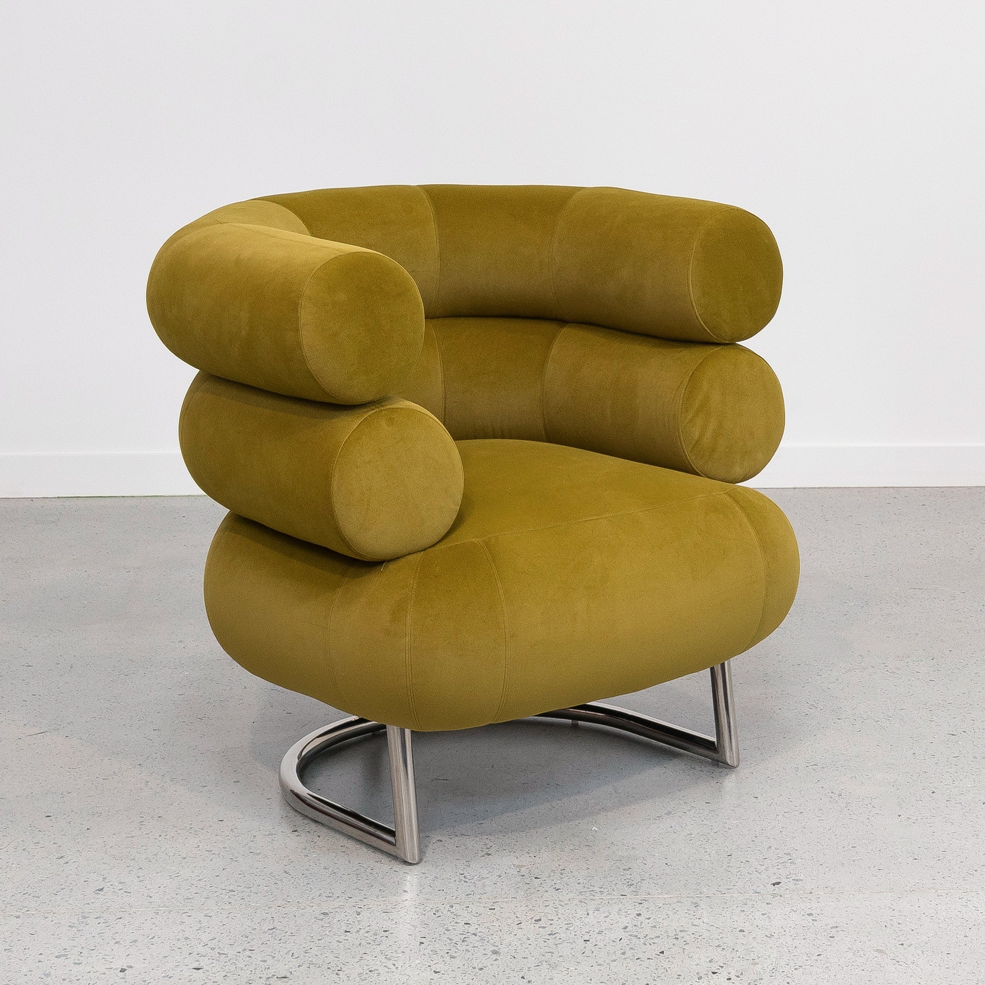 The Michelin Chair in Olive Velvet - Replica