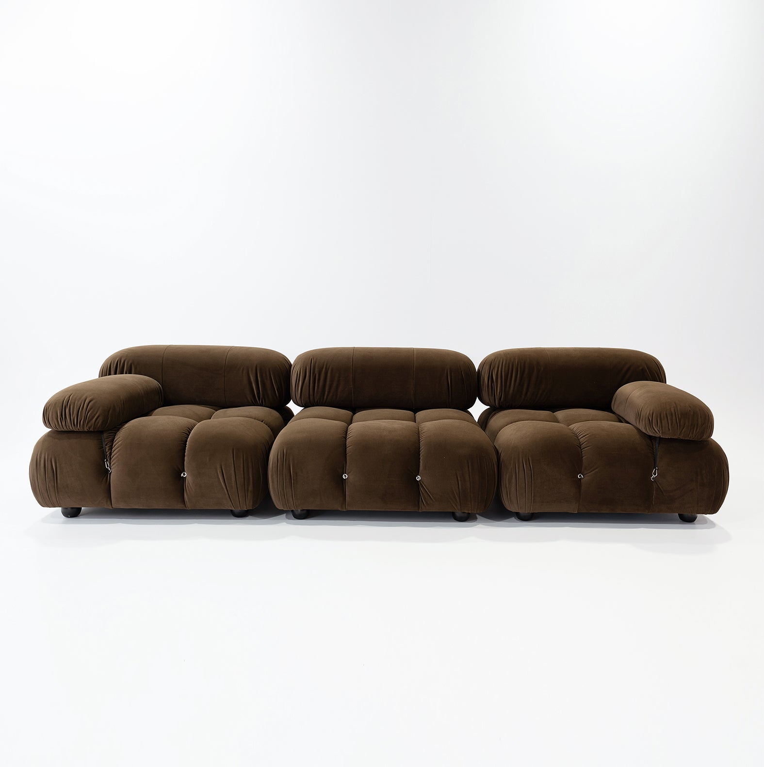The Camo Replica in Brown Velvet