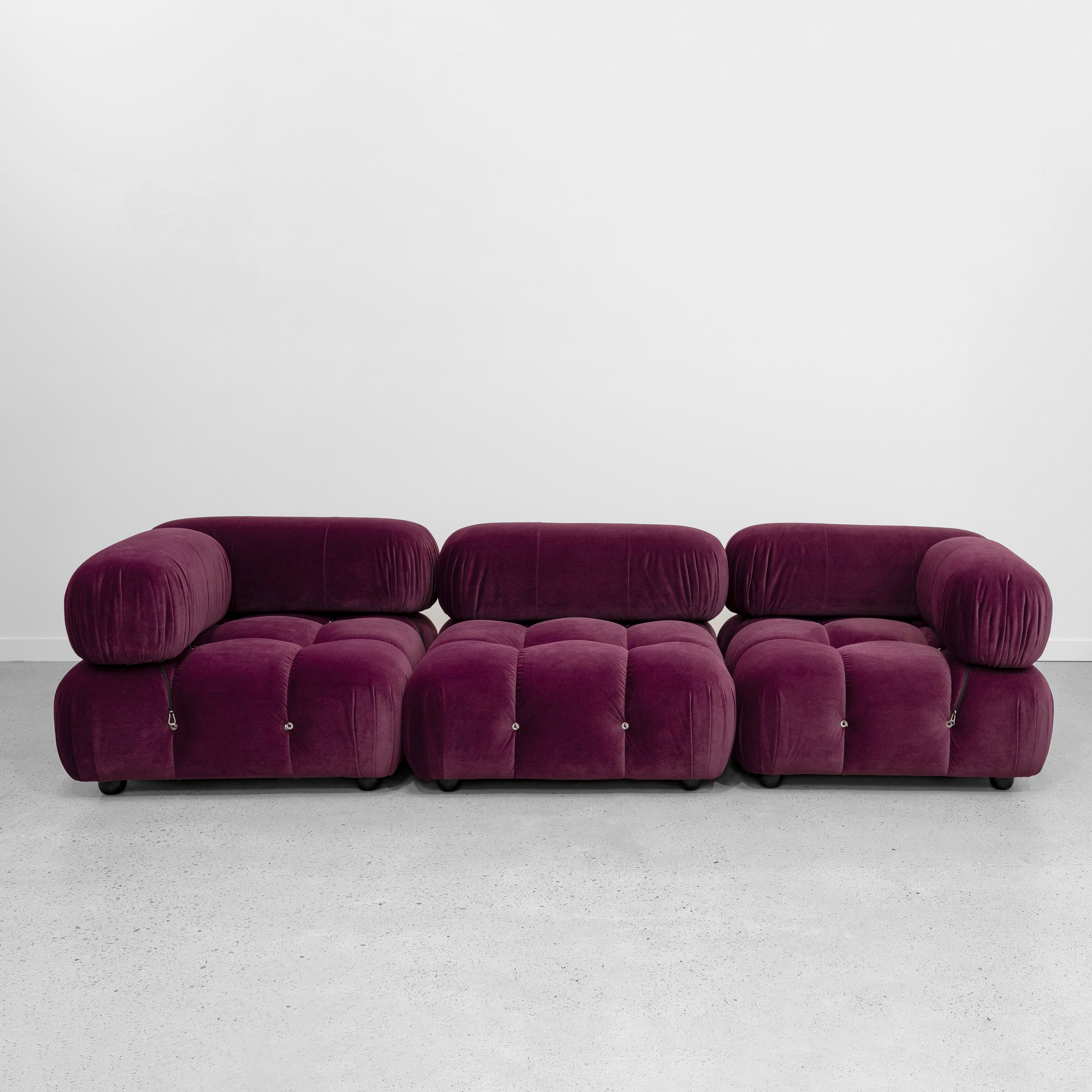 The Camo Replica in Plum Velvet
