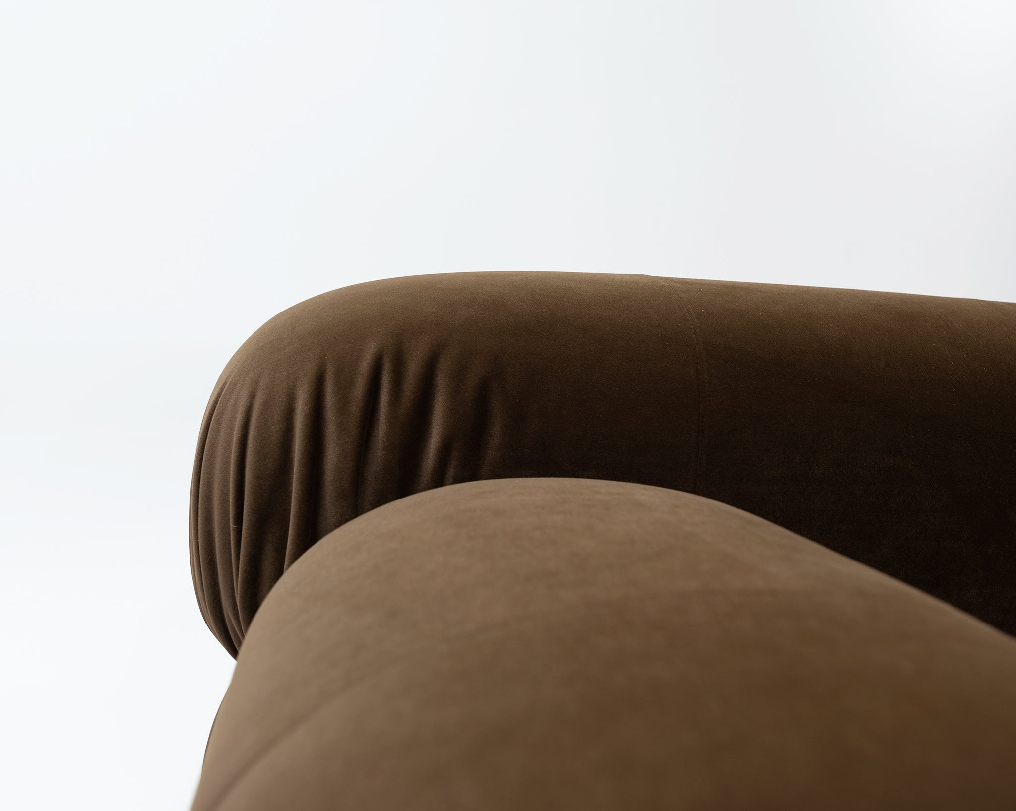 The Camo Replica in Brown Velvet
