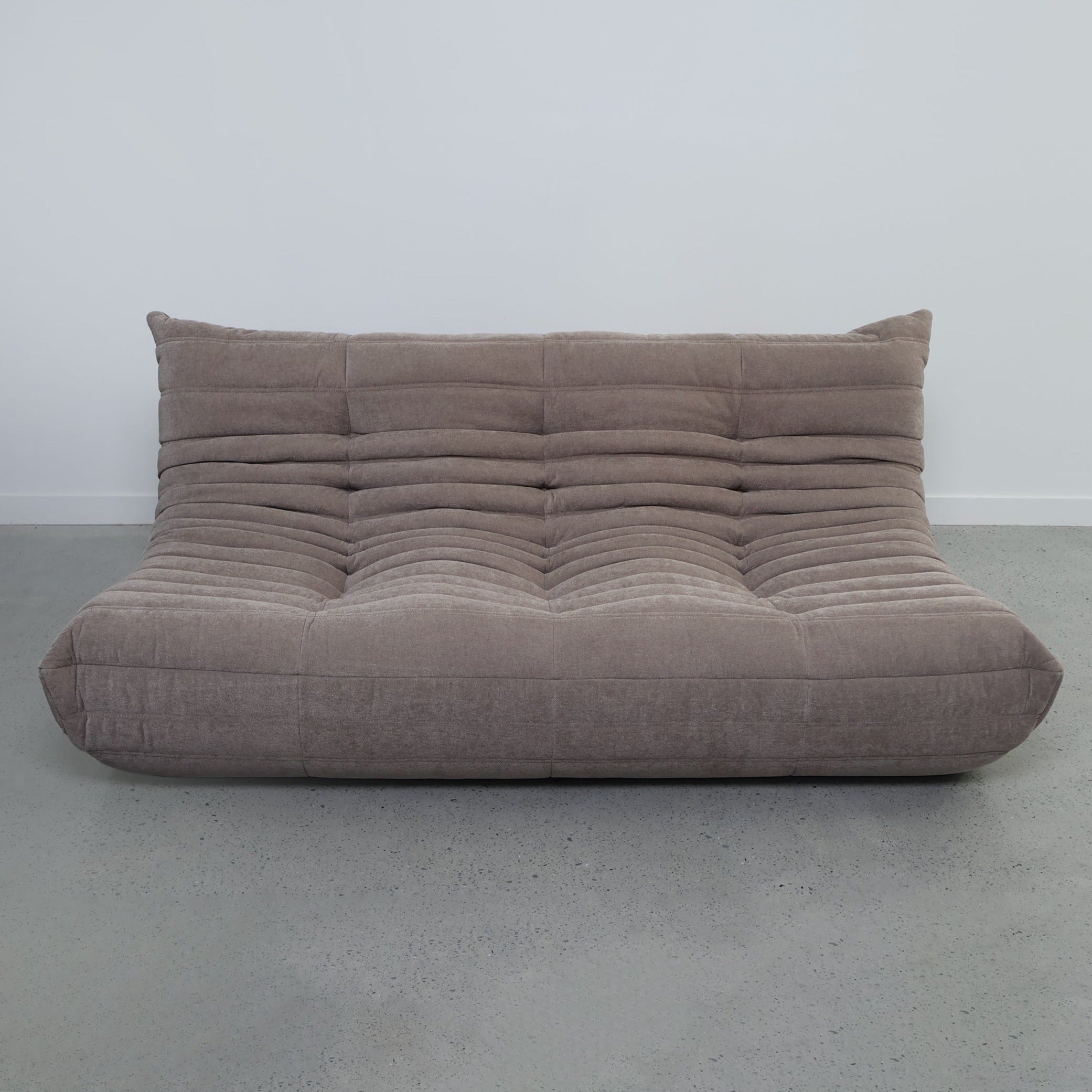 Cocoon Sofa in Light Taupe Chenille2
