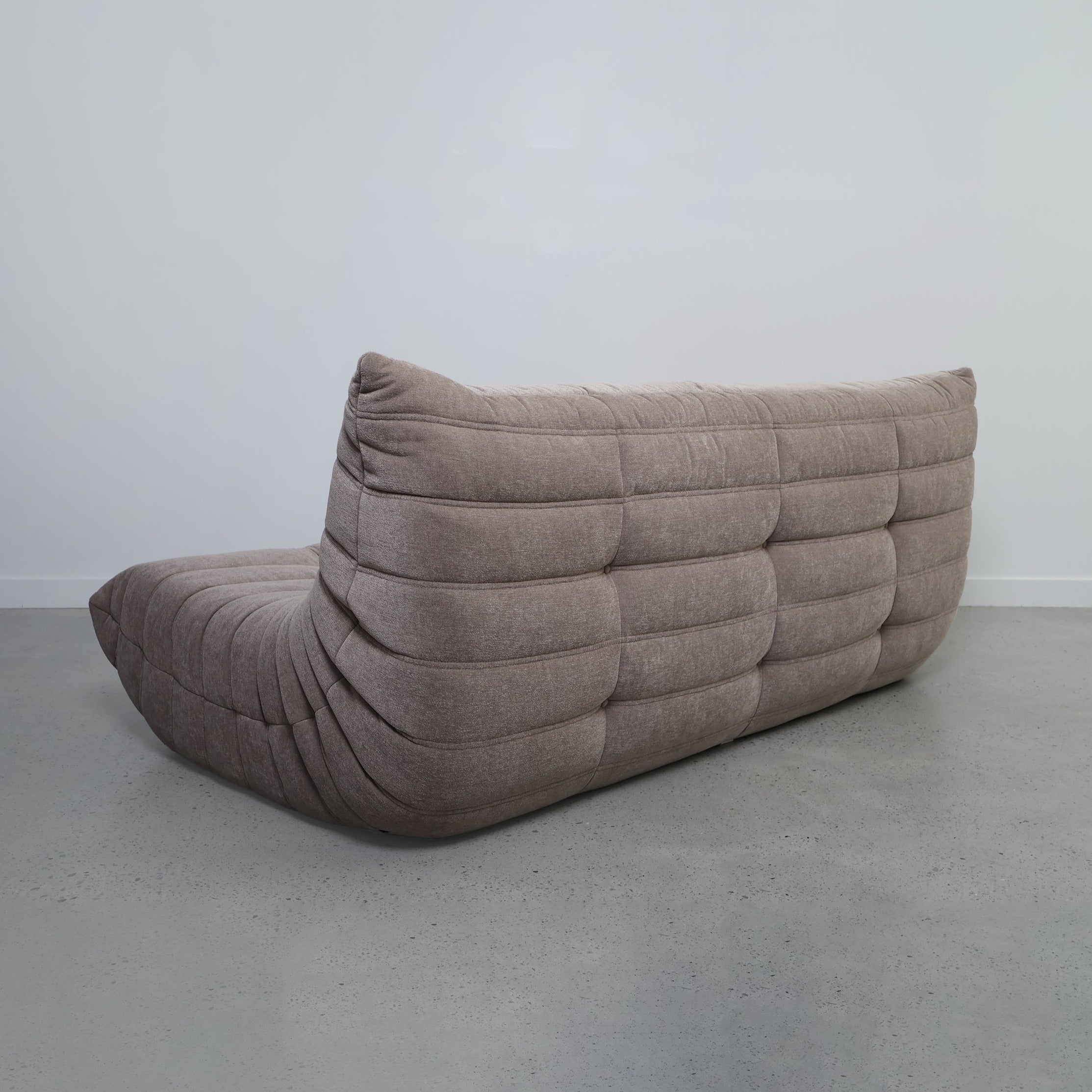 Cocoon Sofa in Light Taupe Chenille2