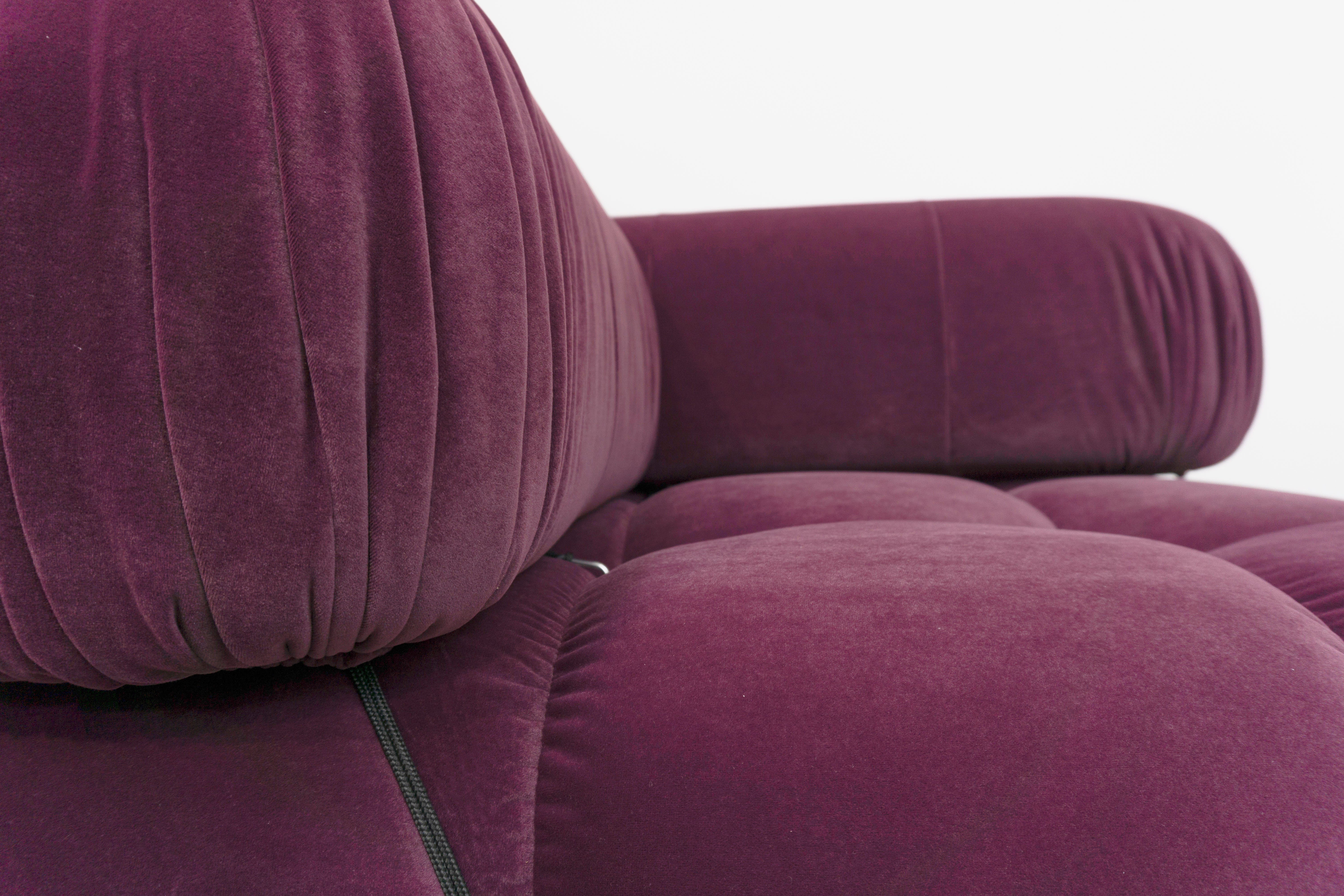 The Camo Replica in Plum Velvet