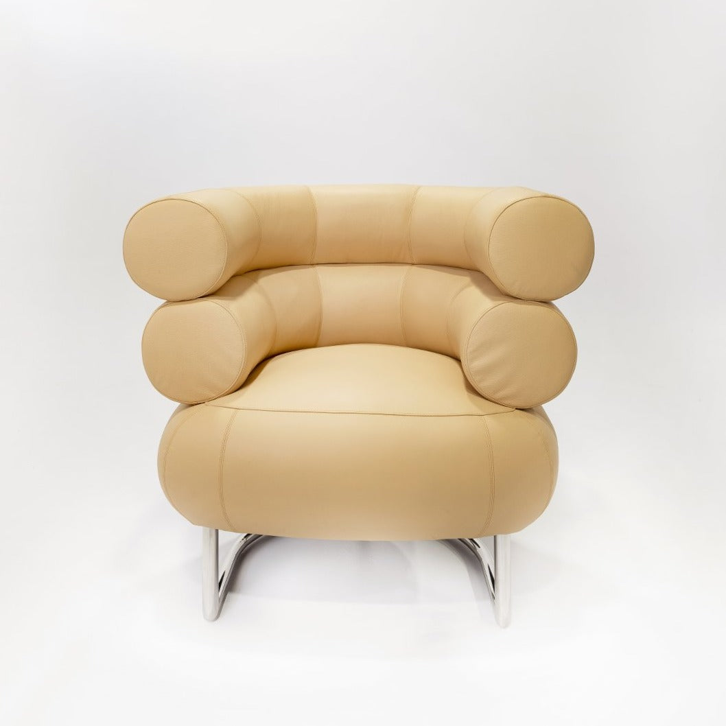 The Michelin Chair in Nude Italian Leather - Replica