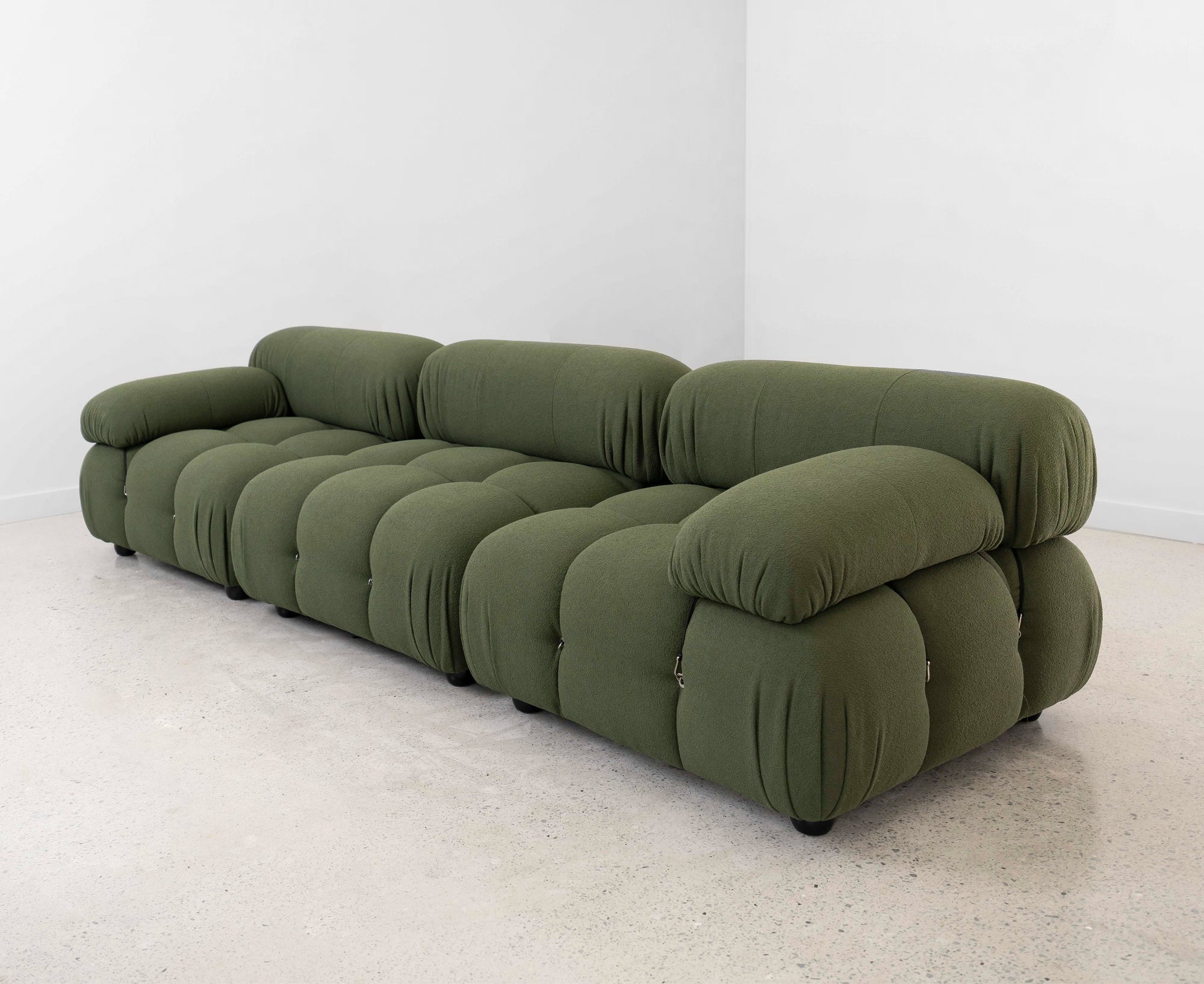 The Camaleon Replica in Olive Boucle