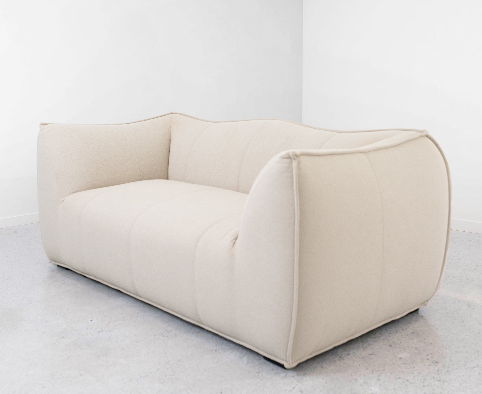 Zeppelin Sofa Replica in Sand Boucle