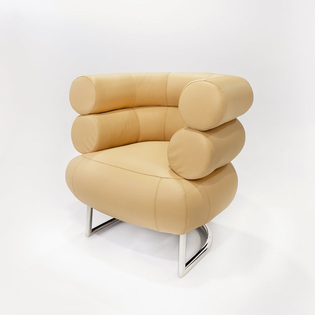 The Michelin Chair in Nude Italian Leather - Replica