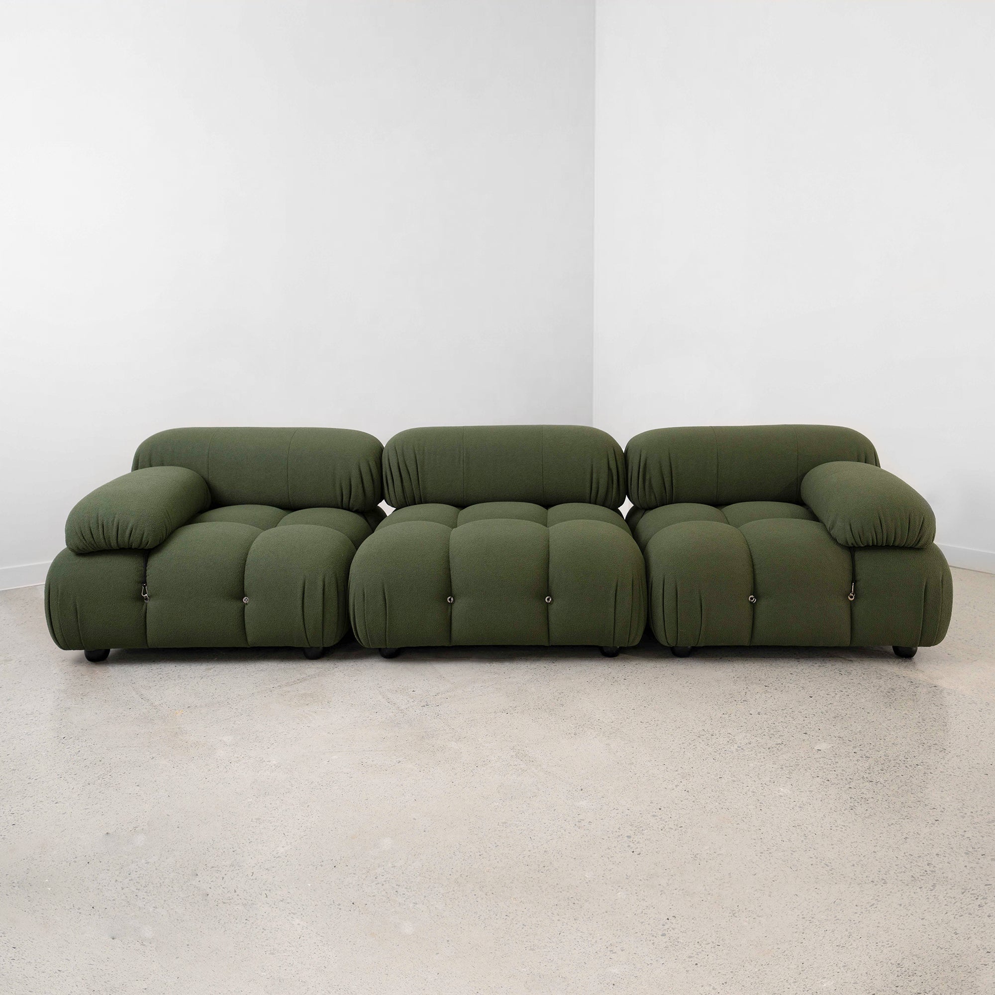 The Camaleon Replica in Olive Boucle