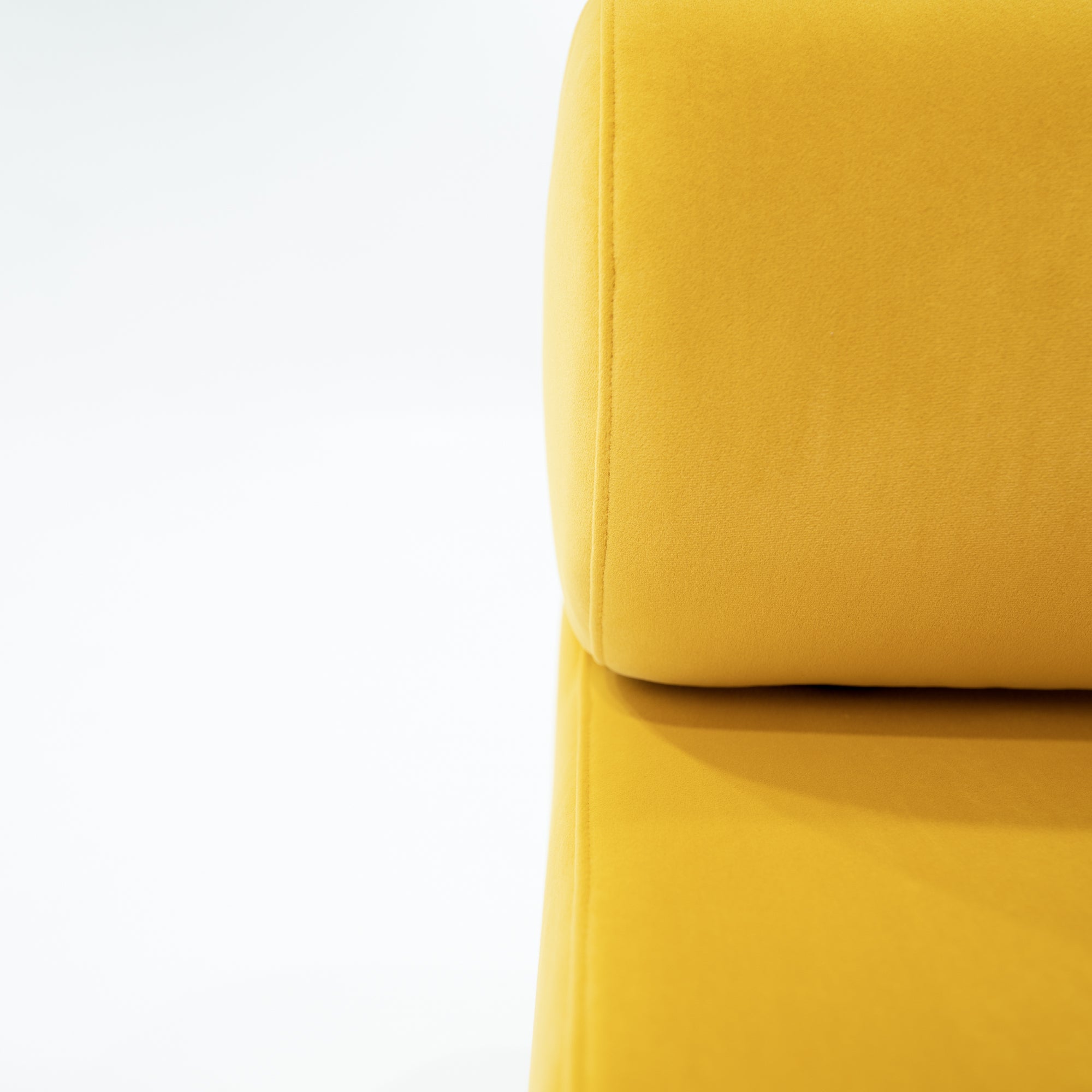 Klaus 3-Seater Replica in Mustard Yellow Velvet