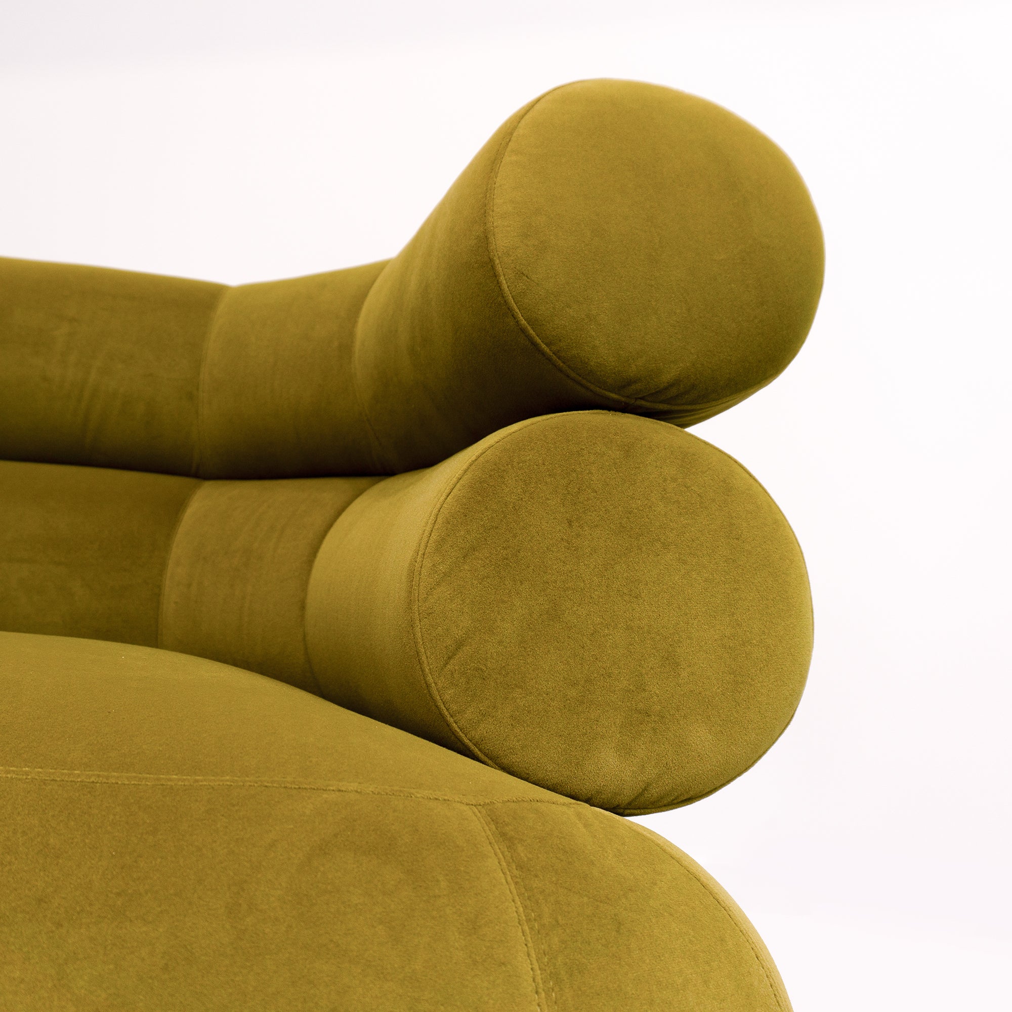 The Michelin Chair in Olive Velvet - Replica