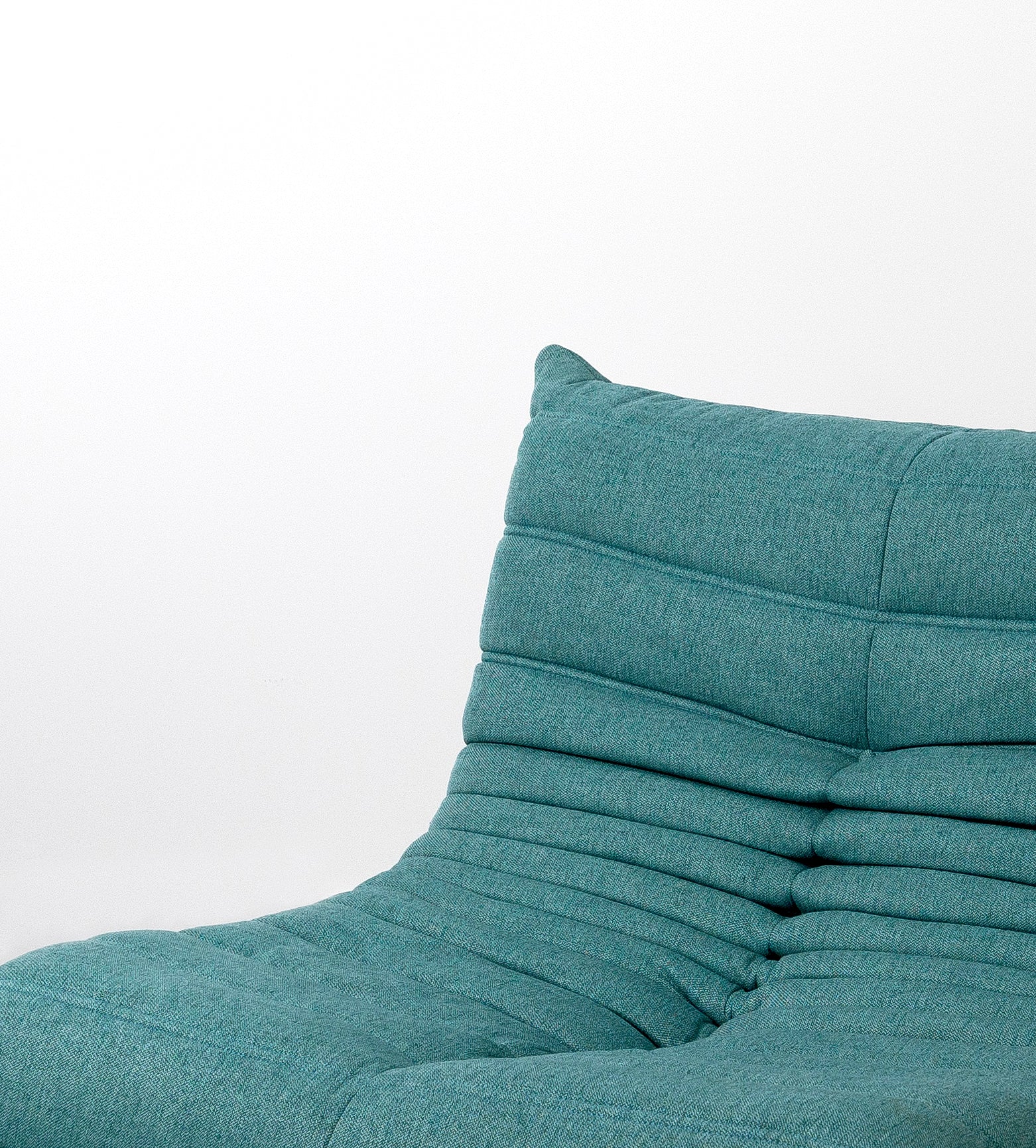 SHOWROOM SALE- Cocoon 1-Seater in Teal Linen