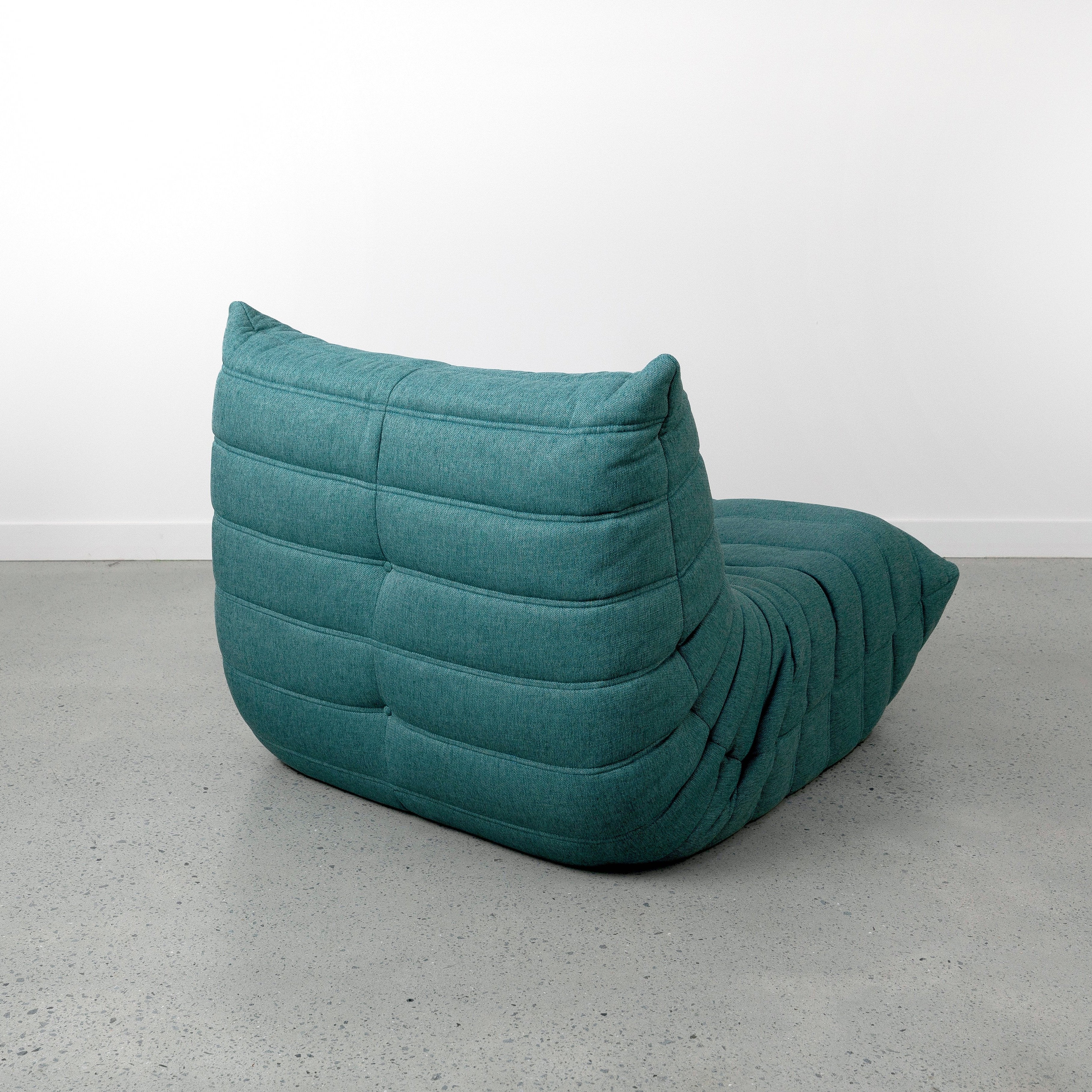 SHOWROOM SALE- Cocoon 1-Seater in Teal Linen