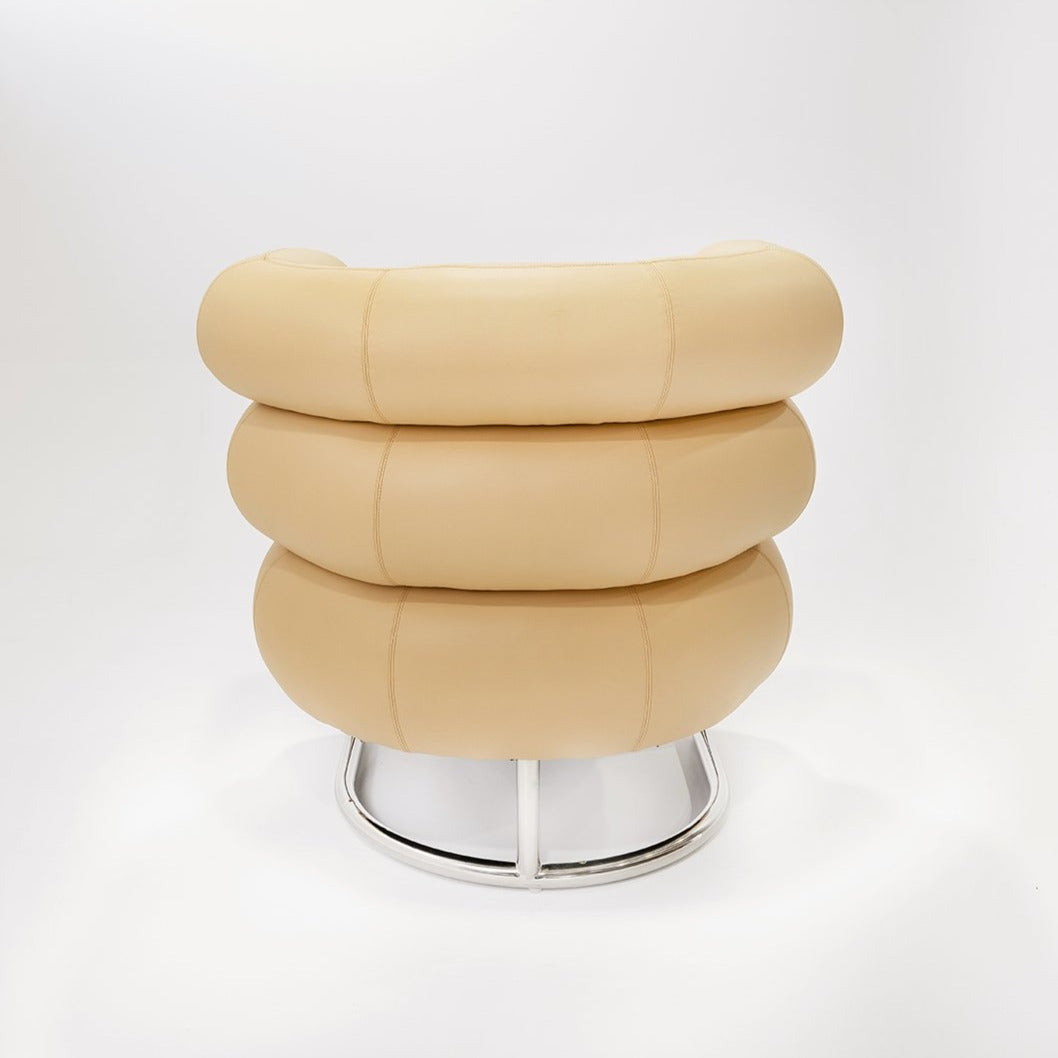 The Michelin Chair in Nude Italian Leather - Replica