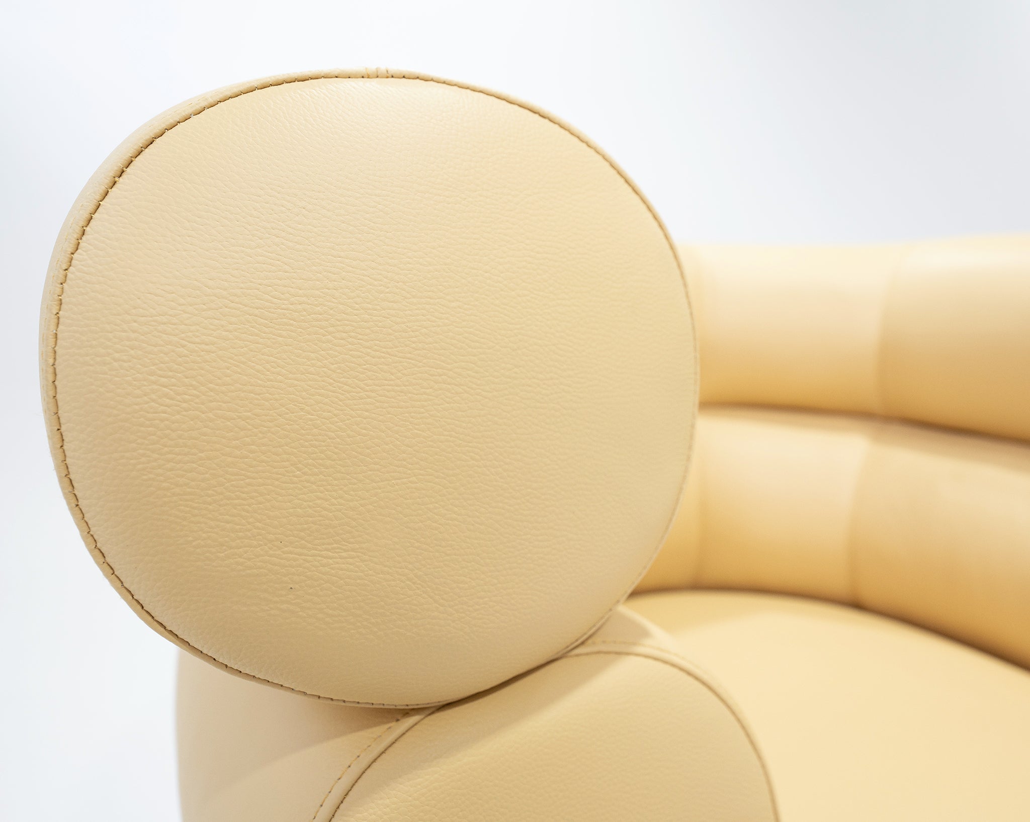 The Michelin Chair in Nude Italian Leather - Replica