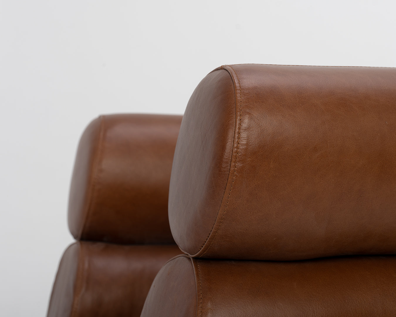 The Michelin Chair in Brown Vintage Leather - Replica